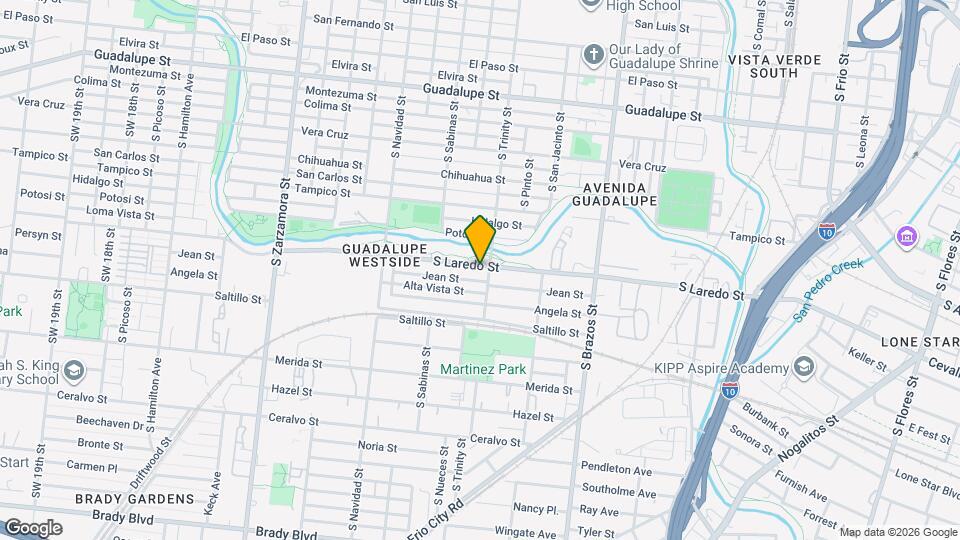 2406 S Laredo St Mapa y Detalles de la Ubicación