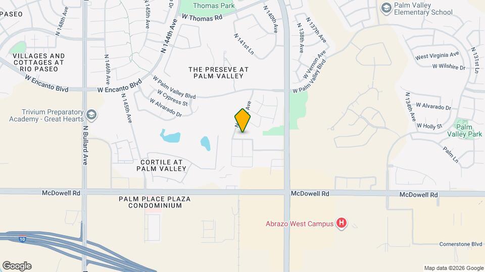 14058 W Hubbell St Mapa y Detalles de la Ubicación