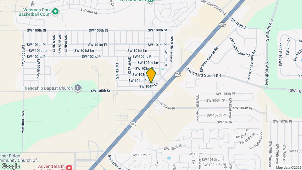 8955 SW 104th Ln Map and Location Details