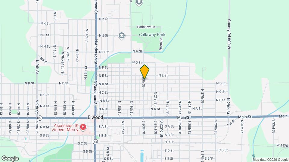 505 N 20th St Map and Location Details