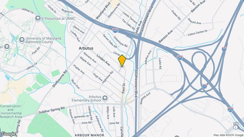 5203 Leeds Ave Map and Location Details