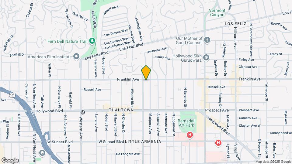 5068 Franklin Ave Mapa y Detalles de la Ubicación