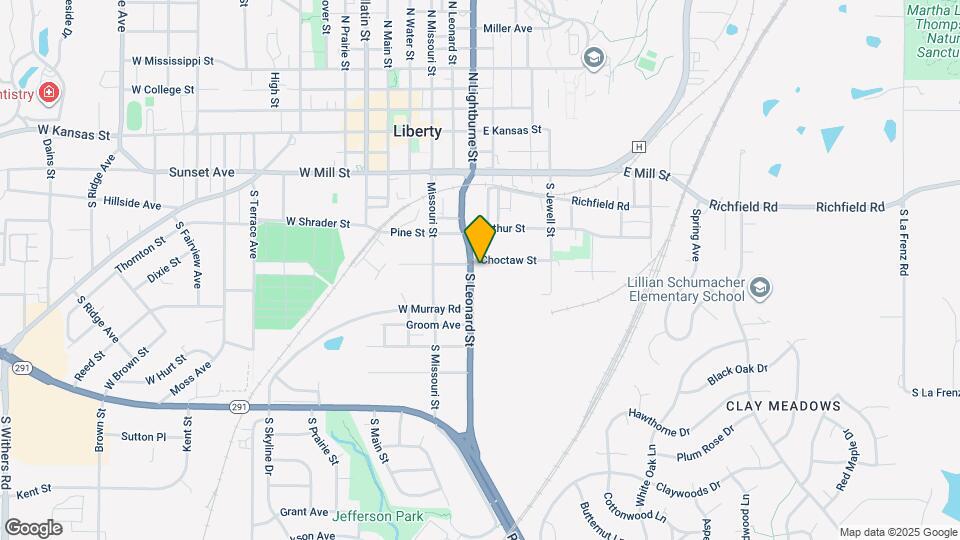 309 S Leonard St Map and Location Details