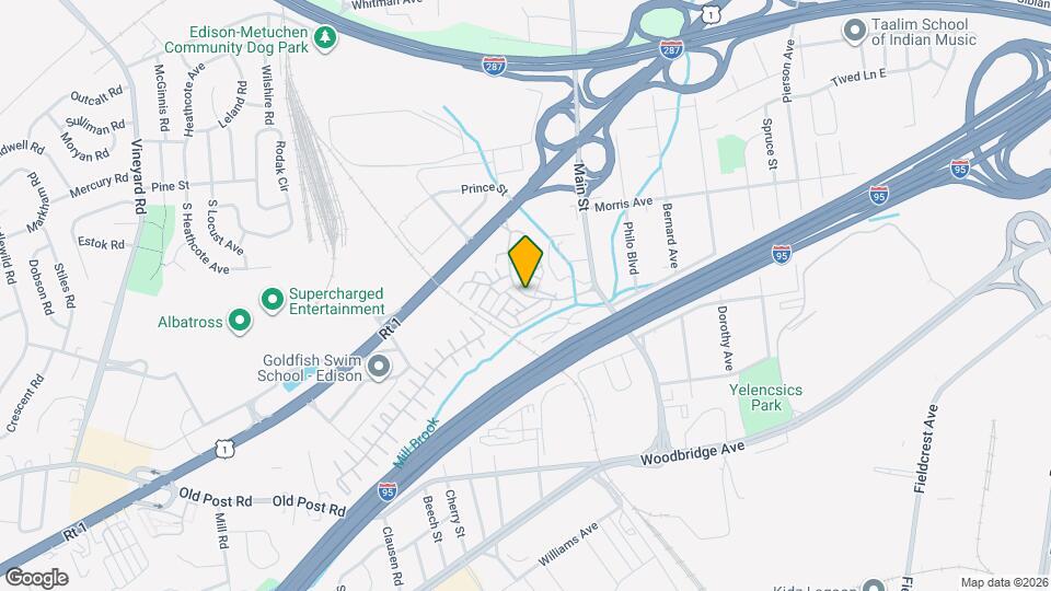 823 Edison Glen Terrace Map and Location Details