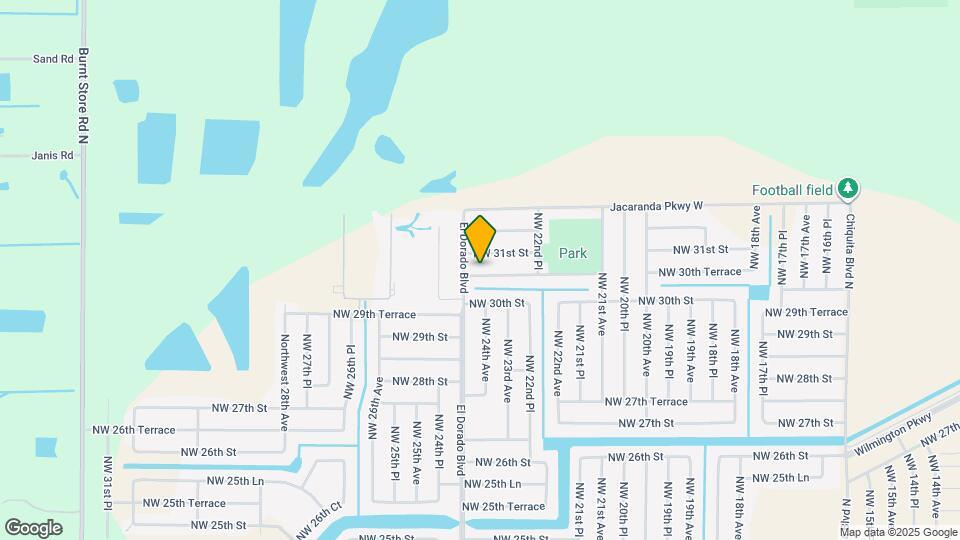 2321 NW 30th Terrace Map and Location Details