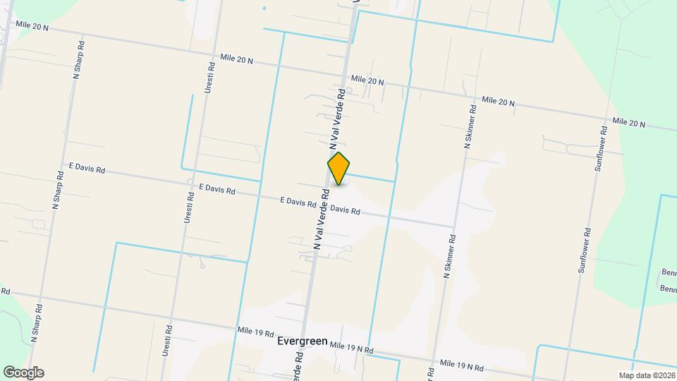 22516 N Val Verde Rd Map and Location Details