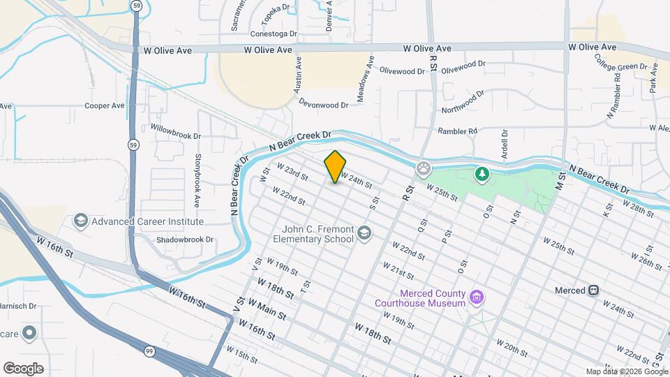 1335 W 23rd St Mapa y Detalles de la Ubicación