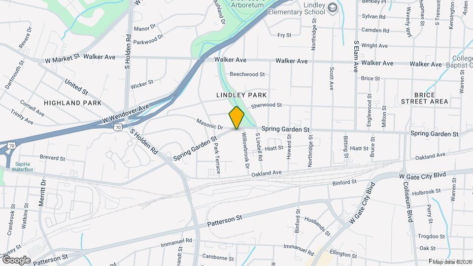 2807 Spring Garden St Map and Location Details