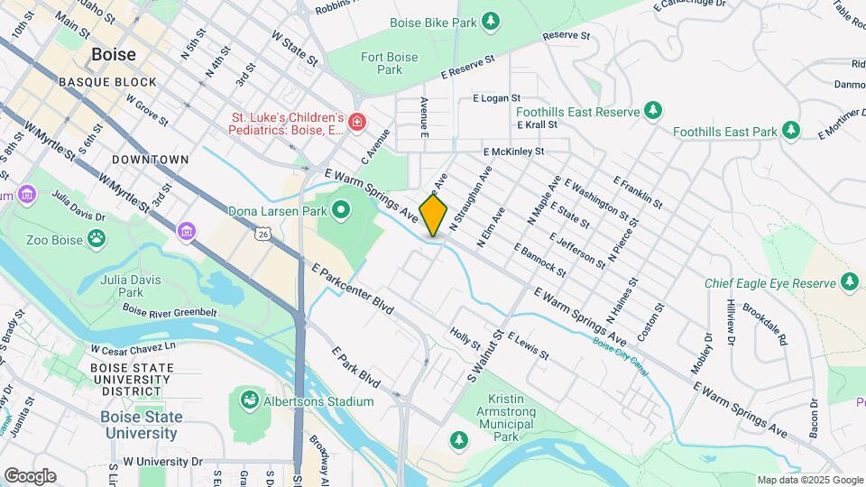 745 E Warm Springs Ave Map and Location Details