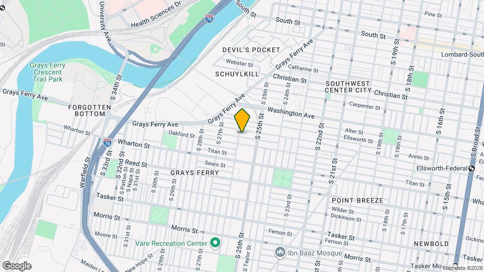 2543 Manton St Map and Location Details