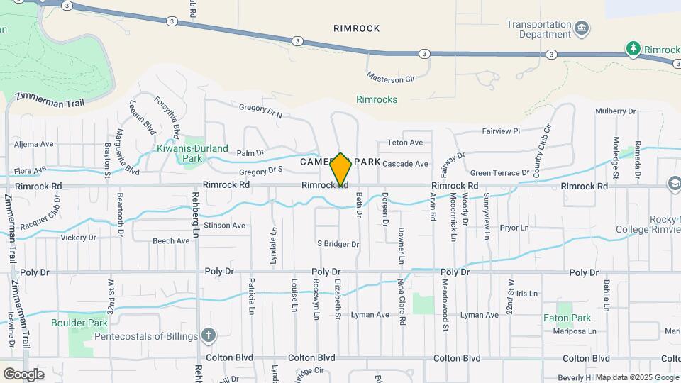 2622 Rimrock Rd Map and Location Details