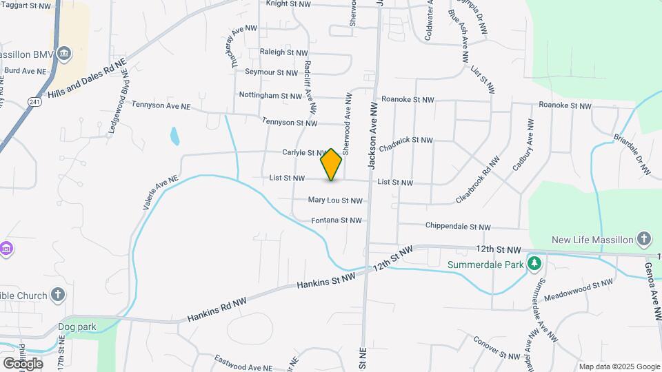 2521 List St NW Map and Location Details