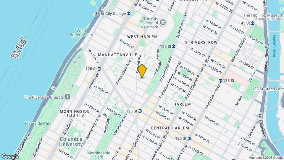 419 W 129th St Map and Location Details