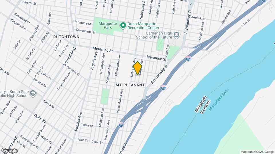 4327 Oregon Ave Mapa y Detalles de la Ubicación