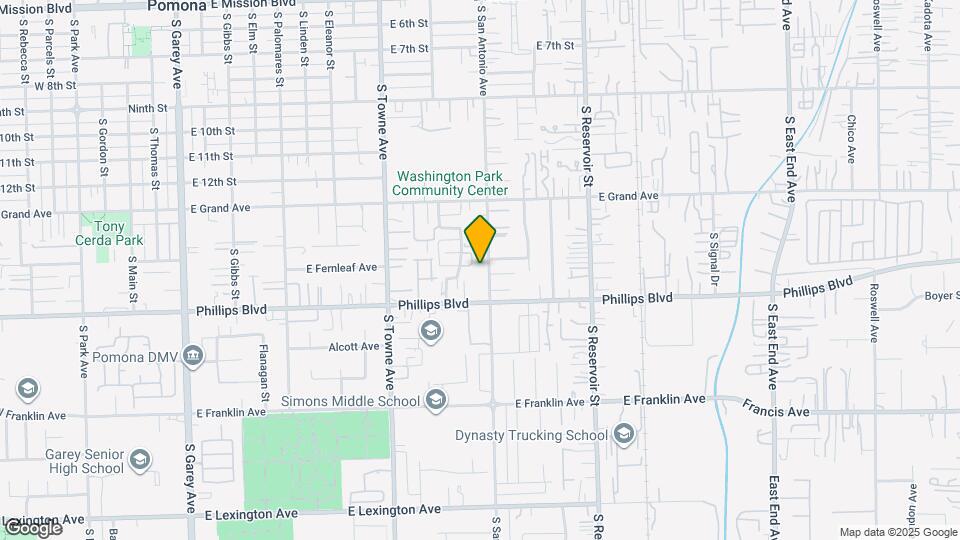 1433 S San Antonio Ave Map and Location Details