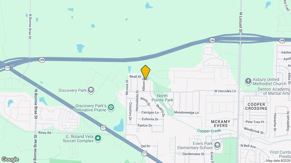 3720 Allison Dr Map and Location Details