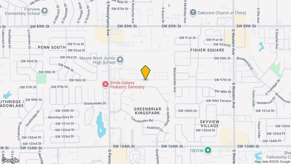 1422 SW 96th St Map and Location Details