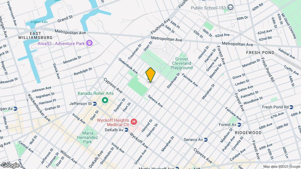 314 Onderdonk Ave Mapa y Detalles de la Ubicación