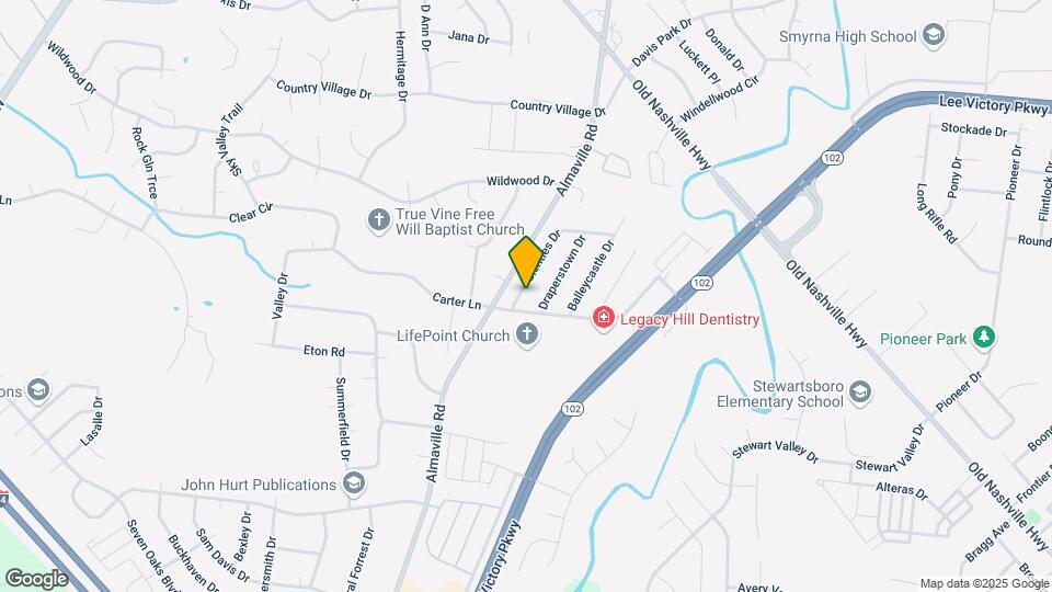 602 Glenties Dr Map and Location Details