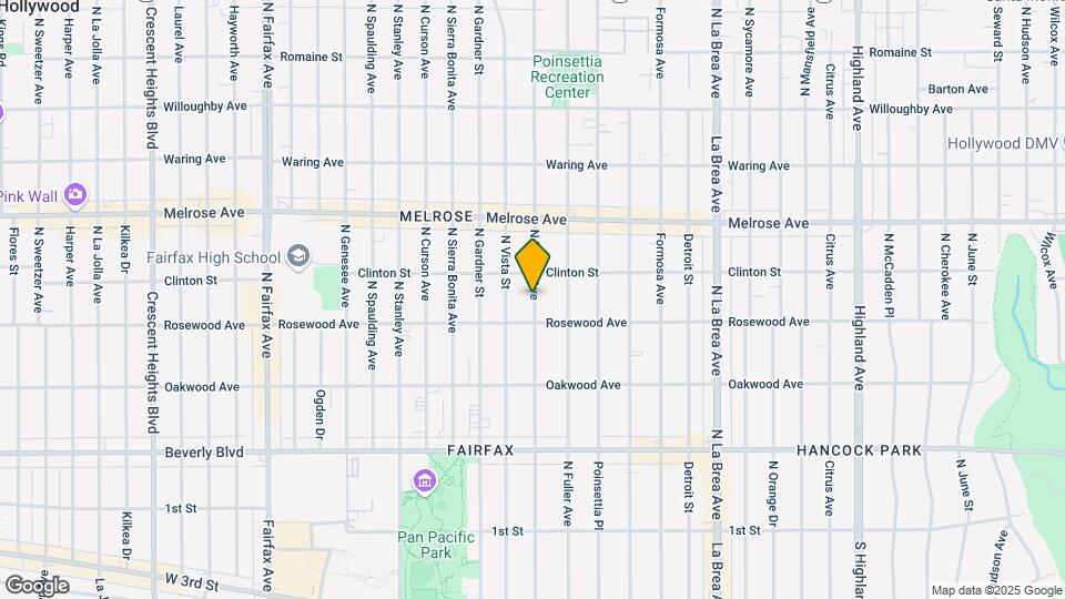 549 N Martel Ave Map and Location Details