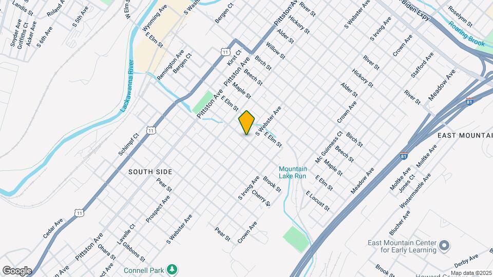639 E Locust St Map and Location Details
