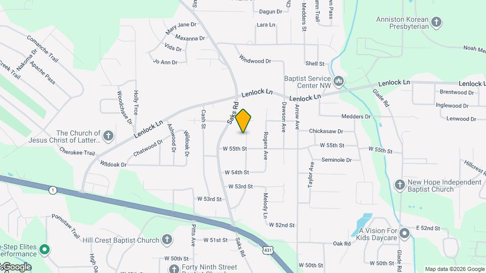 5510 Chandler St Map and Location Details