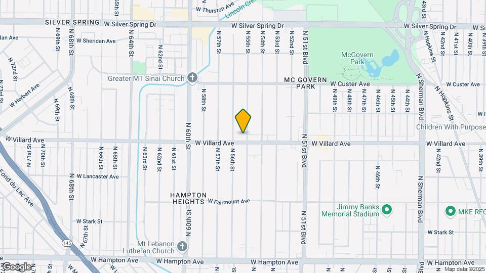 5215 N 55th St Map and Location Details