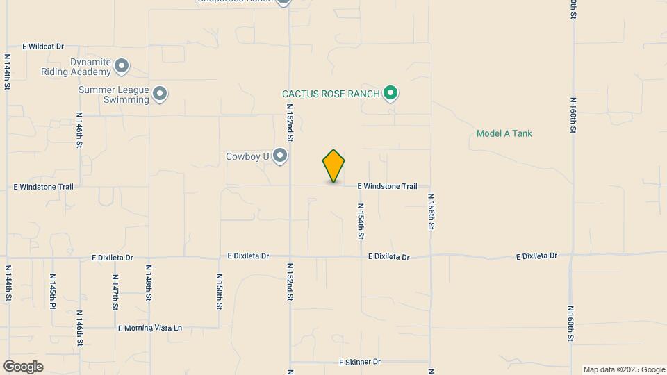 15325 E Windstone Trail Map and Location Details
