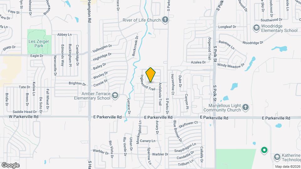 632 Mockingbird Ln Map and Location Details