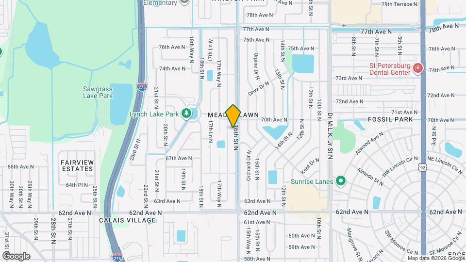 6900-6916 16th St N Map and Location Details