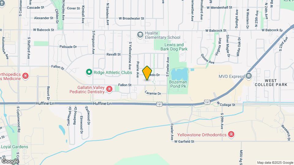 3505D Fallon St Mapa y Detalles de la Ubicación