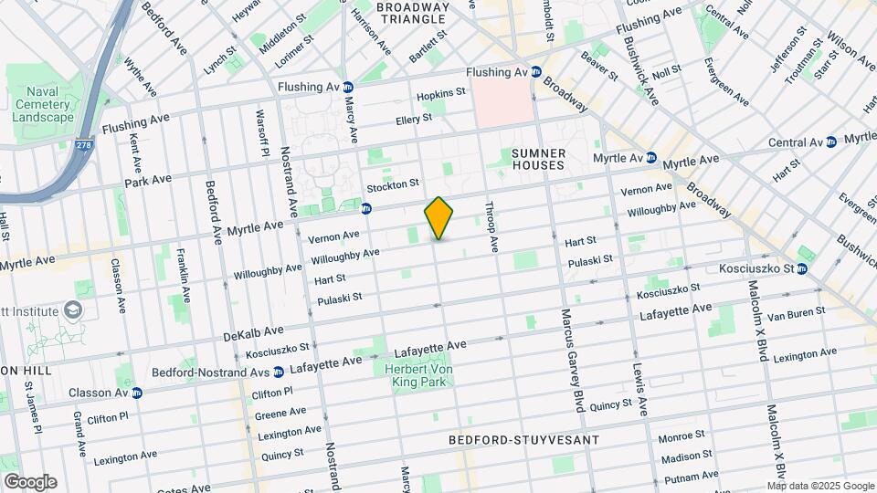 151 Tompkins CoLiving (Individual Rooms Only) Mapa y Detalles de la Ubicación