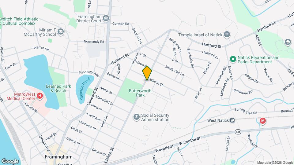 257 Bishop St Map and Location Details