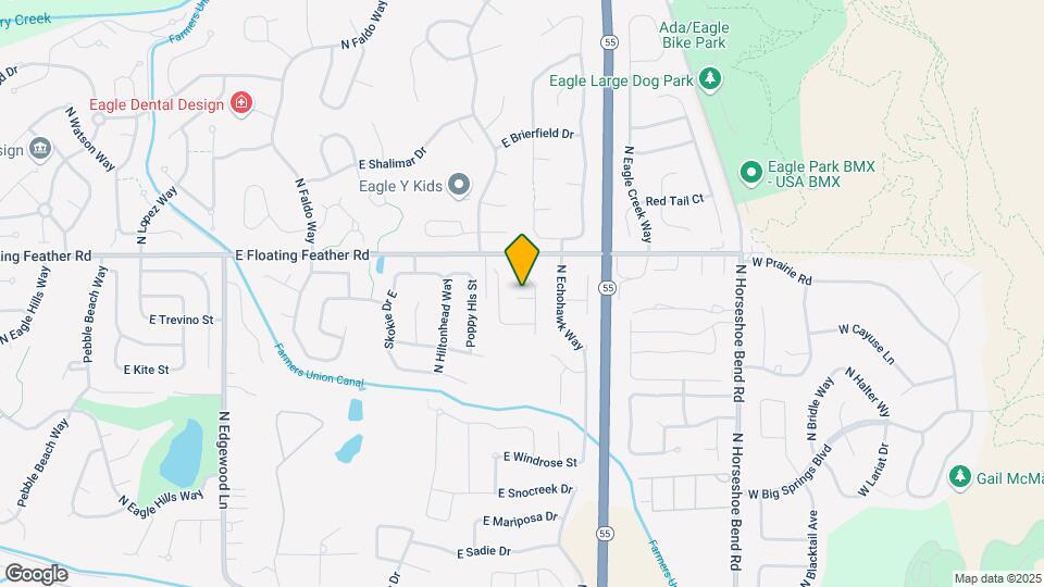 2516 E Alpomado Ct Map and Location Details