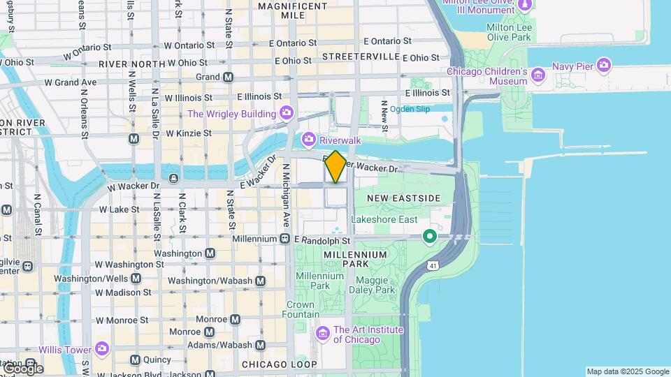 222 N Columbus Dr Map and Location Details