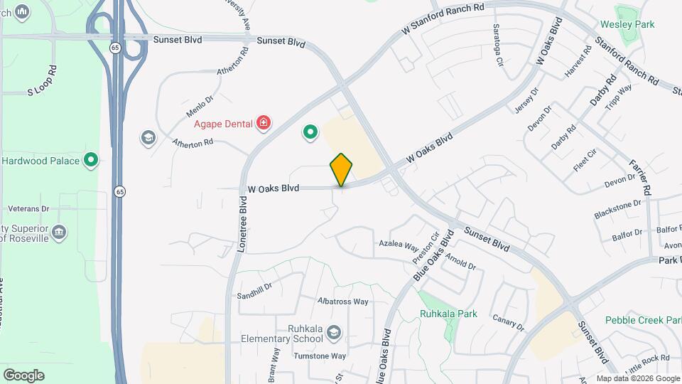 6045 W Oaks Blvd Map and Location Details