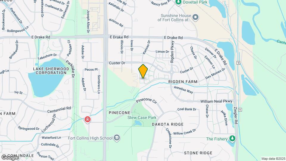 2921 Kansas Dr Map and Location Details