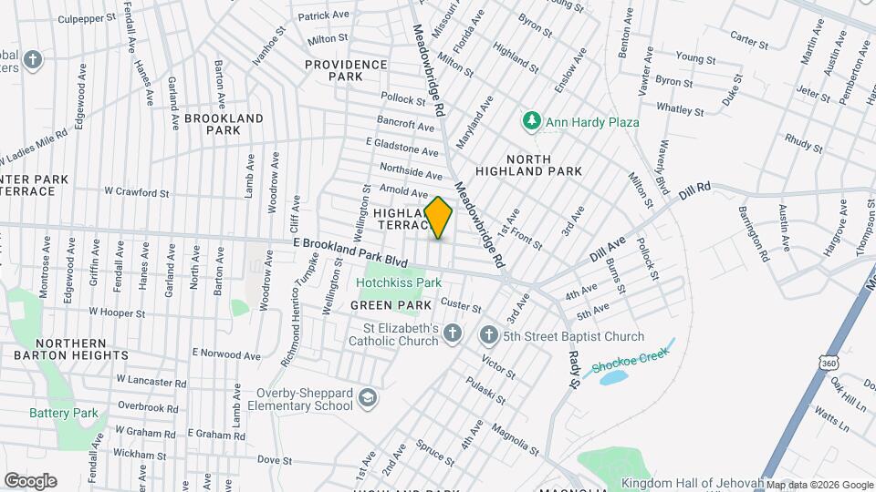 3020 Groveland Ave Map and Location Details
