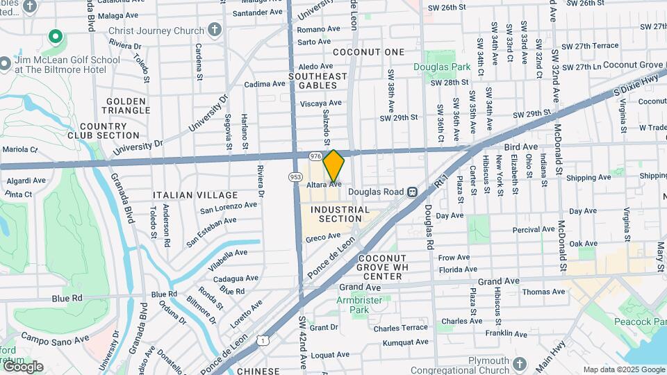 250 Altara Ave Map and Location Details