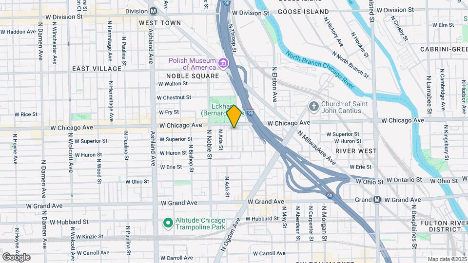 745 N Throop St, Unit #1 Map and Location Details