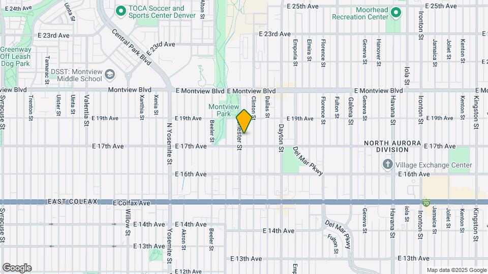 1730 Chester St Map and Location Details