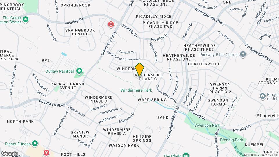 16801 Gravesend Rd Map and Location Details