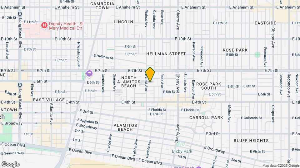 1621 E 5th St Mapa y Detalles de la Ubicación