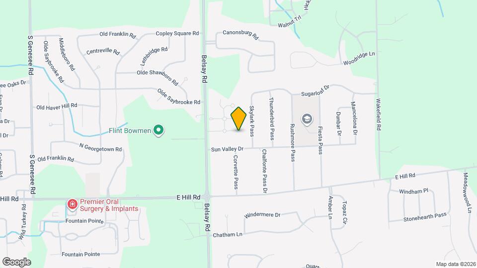 5482 Country Club Ln Map and Location Details