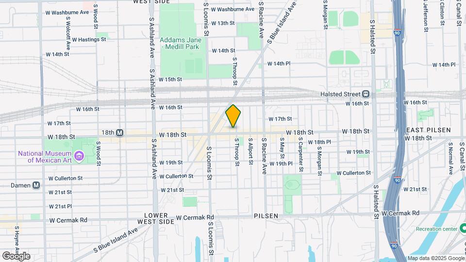 1310 W 18th St Map and Location Details