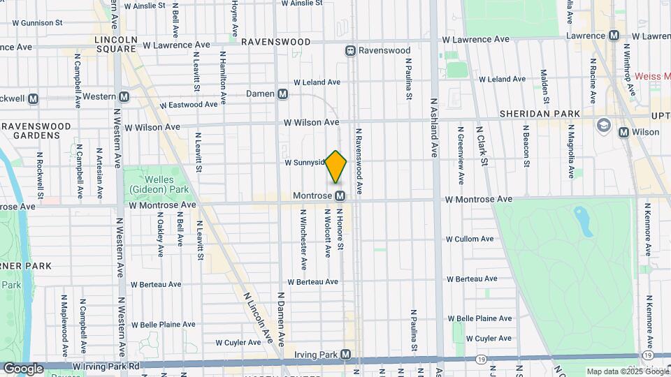 4419 N Wolcott Ave, Unit 3 Map and Location Details