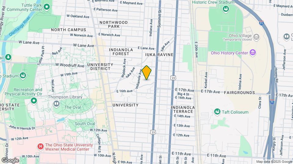 218 E 17th Ave Mapa y Detalles de la Ubicación