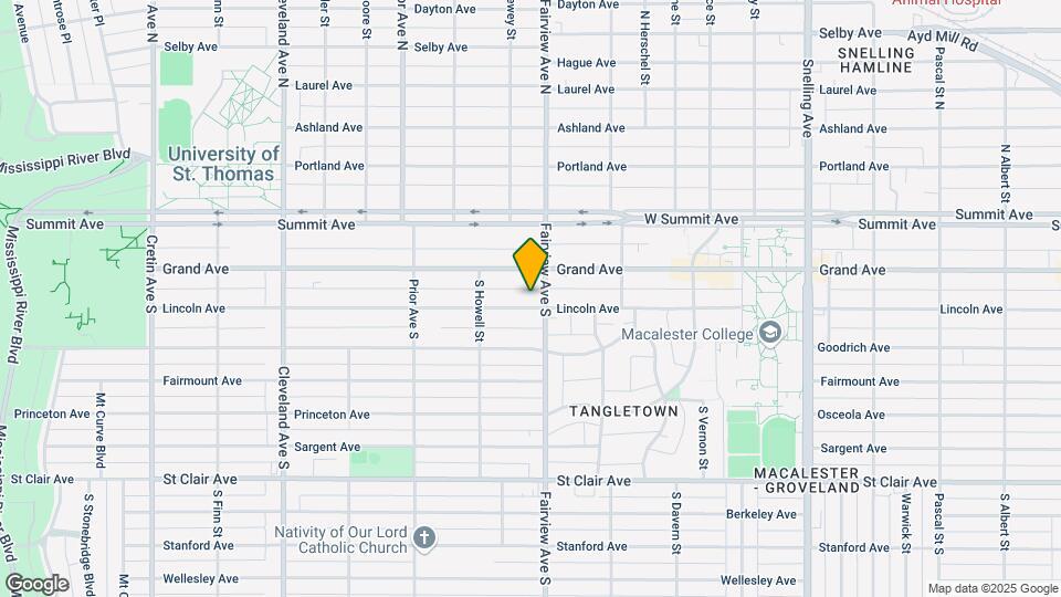 1833 Lincoln Ave Map and Location Details