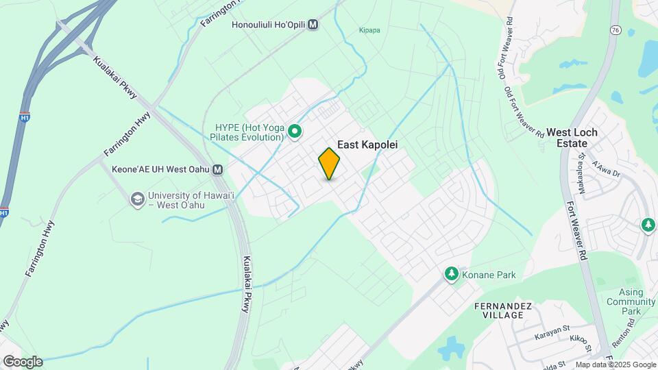 91-3617 Kamolehonua St Map and Location Details