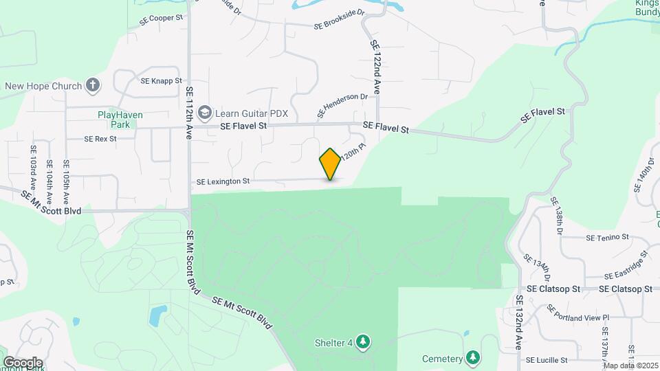 11942 SE Lexington St, Unit Lexington Apt Map and Location Details